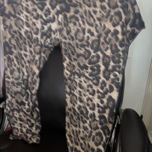 Ashley Stewart Leopard Print Leggings